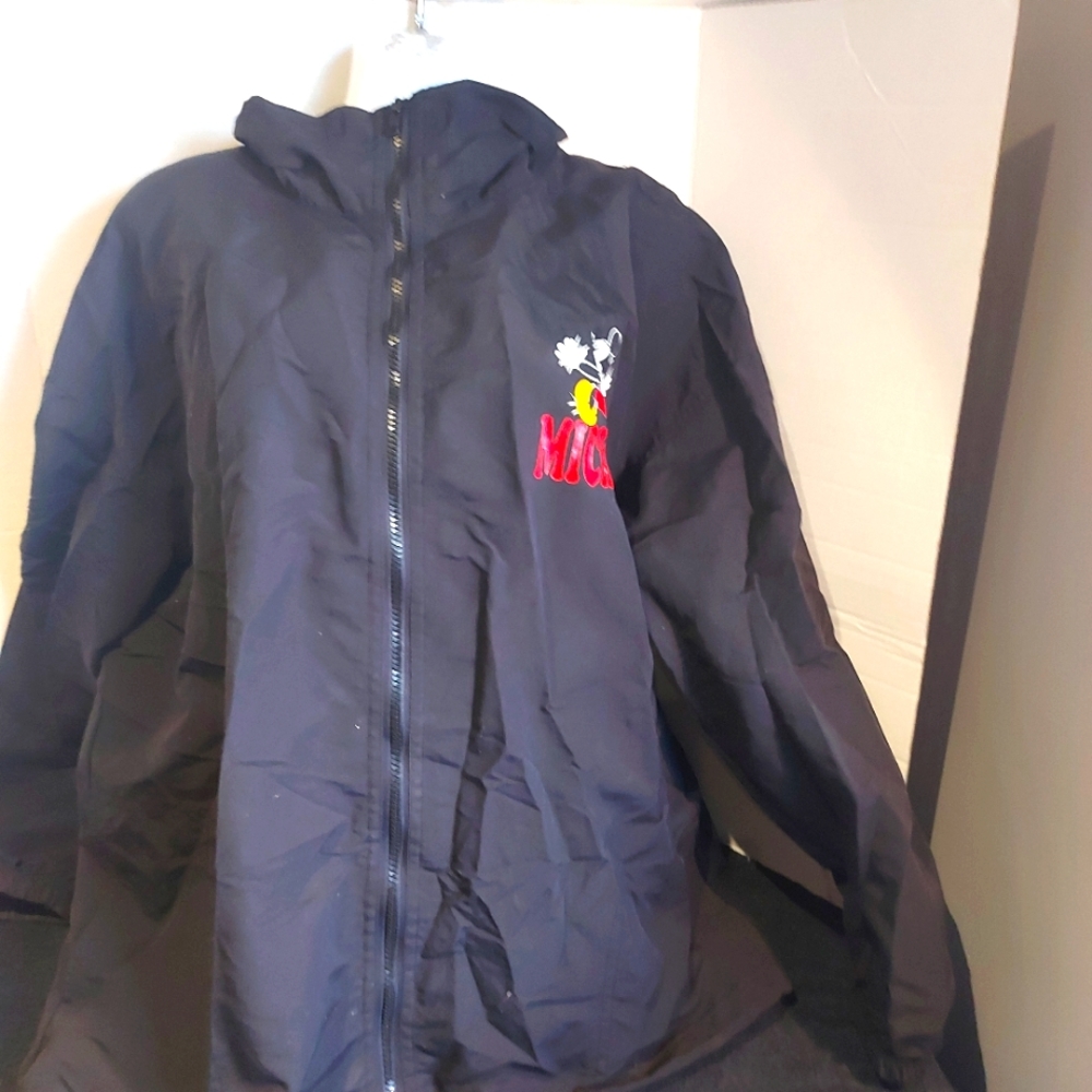 Medium Mickey Windbreaker Jacket Excellent Screening